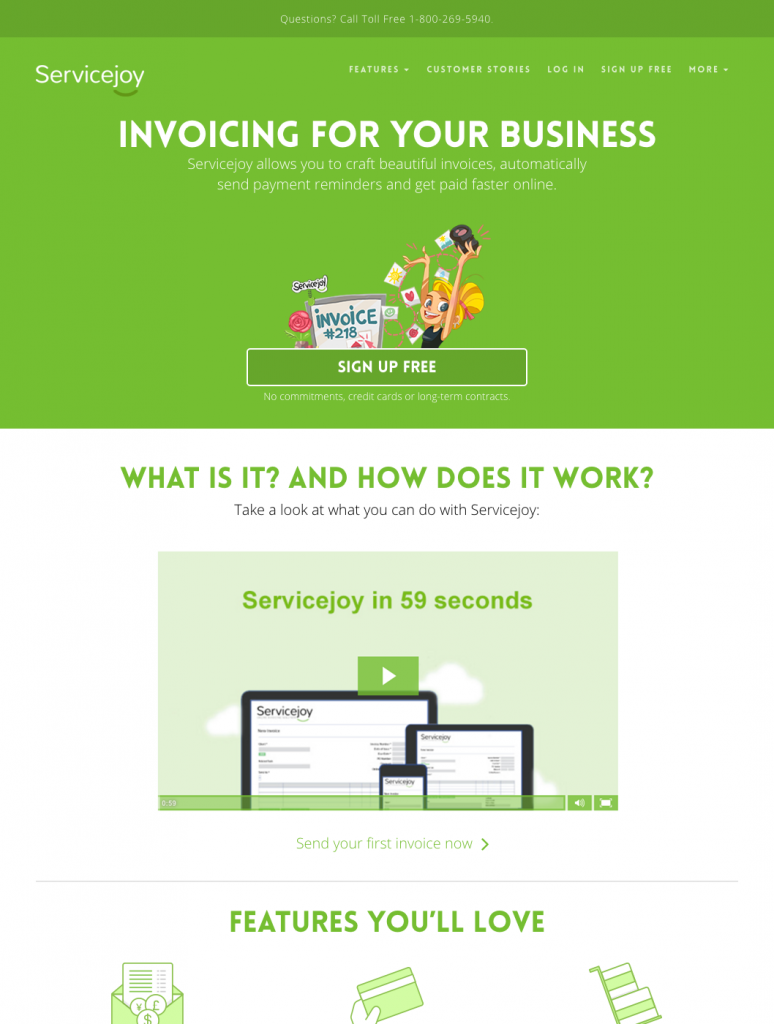Servicejoy Invoicing Software New Website
